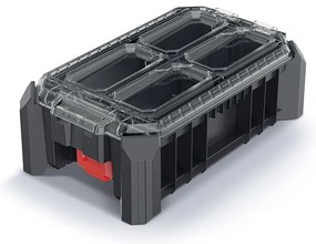 Organizator C, 36,8 cm, inaltime cu cutii, negru