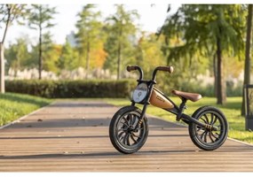 Bicicletă fără pedale QPlay FEDURO negru/bej