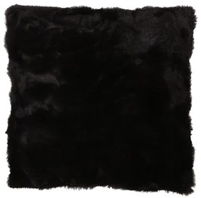Față de pernă Cyan negru, 45 x 45 cm