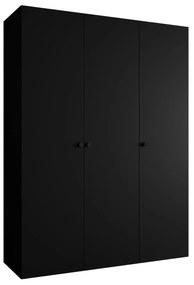 Dulap de haine 150 cm Parna 1 (Negru + Negru). 1125871