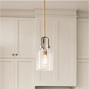 Quintiesse QN-KITNER-P-NBR - Lustră pe tijă KITNER 1xE27/60W/230V auriu/negru