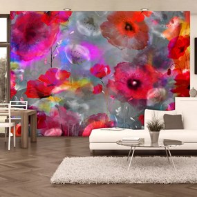 Fototapet - Painted Poppies