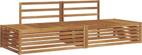 vidaXL Set de canapele de exterior 2 Bucată natural 203,5 x 83 x 73 cm