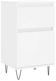 vidaXL Servantă, alb, 40x35x70 cm, lemn prelucrat