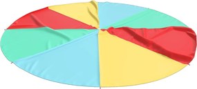 vidaXL Parașută de joacă pentru copii, Ø3,5 m, textil