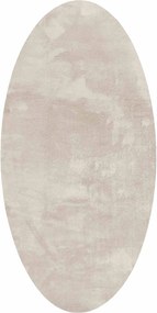 vidaXL Covoare de zonă Oval HUARTE Bej 80 x 150 cm 100% Polyester