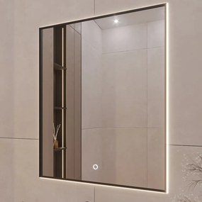 Oglinda patrata, iluminata, 66x81x4 cm, Vixisse, Eltap
