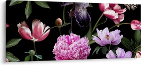 Tablou - Ilustrație de flori (120x50 cm)