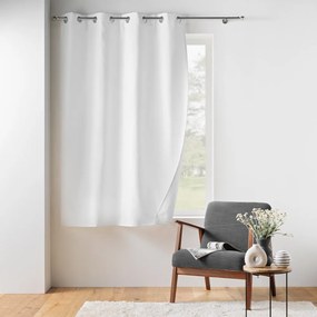 Draperie albă termoizolantă, antifonică din microfibră 135x180 cm Micropolar – douceur d'intérieur