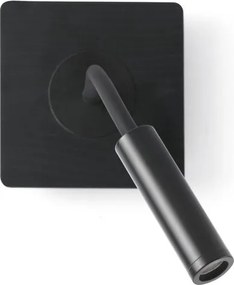 Aplica minimalista cu reader LED directionabil MOOD negru