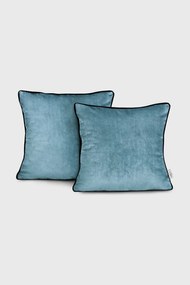 2PACK Față de pernă Velvet negru 45x45 cm