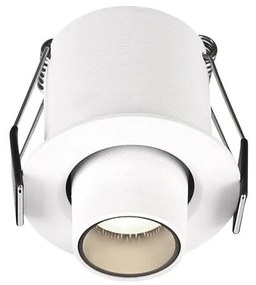 Mini Spot LED incastrabil ajustabil design modern DESERT alb