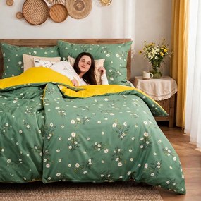 Lenjerie de pat 4Home Meadow din bumbac, 220 x 200 cm, 2 buc. 70 x 90 cm