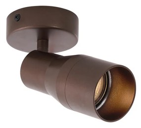 Spotlight modern tavan bronz închis GU10 50mm rotund - Stanley