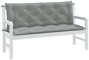 vidaXL Pernă bancă de grădină 2db melanj gri deschis 150x50x7cm textil