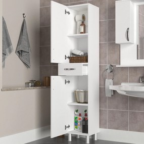 Cabinet de baie Selin - White