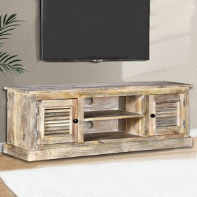 vidaXL Comodă TV, lemn masiv de mango