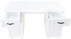 Birou Dynasty MDF Alb, 150 x 65 x 80 cm