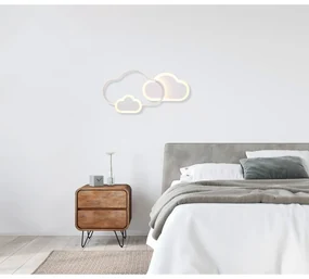 Corp de iluminat pentru copii alb 52x25 cm Cloudy – Trio