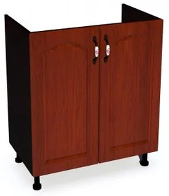 Corp inferior 60 cu 2 usi masca chiuveta Zebra MDF mustata cedru