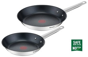 Tigăi 2 buc. din inox Cook Eat – Tefal