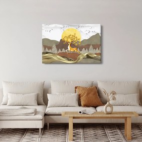 Tablou cu cerb (90x60 cm)