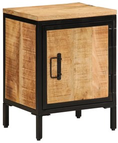 vidaXL Dulap de pat, 40x30x52,5 cm, lemn masiv de mango brut