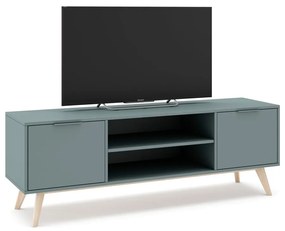 Comodă TV verde/gri 140x53 cm Pisco – Marckeric