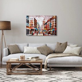 Tablou - Hong Kong, pictură în ulei (90x60 cm)