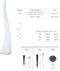 Lampa iluminat exterior ambiental IP65 Flame