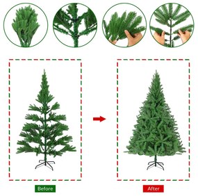 Deuba Pom de Crăciun artificial 180 cm + suport