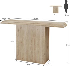 MAM6 - Masa Consola, 105 cm, masuta hol, living, dining, dormitor - Maro