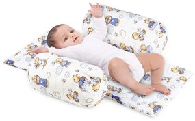 Suport de siguranta SomnArt cu paturica impermeabila pentru bebelusi, Ursuleti