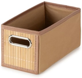 Cutie de depozitare în culoare naturală din bambus 15x31x15 cm – Compactor