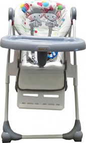 Scaun de masa pentru copii si bebe Baby Care™ CC reglabil in 3 trepte, Pliabil, Centura de siguranta, Sezut comfortabil, Masuta detasabila, Pozitie