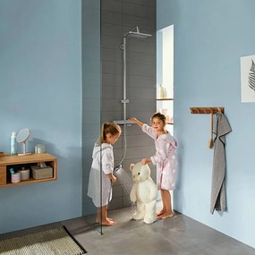 Set coloana de dus cu baterie termostatata culoare crom Hansgrohe, Croma E 280 Crom lucios