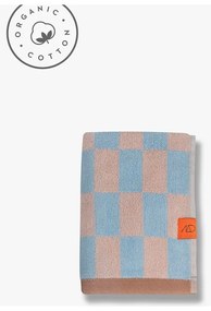 Prosoape albastru/roz din bumbac organic 2 buc. 40x55 cm Retro – Mette Ditmer Denmark