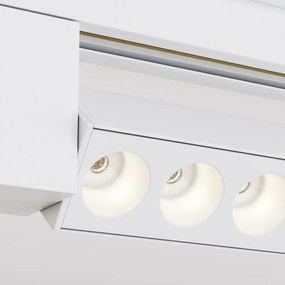 Spot pe Sina, 20W, Liniar, Maytoni, 1500lm, Lumina Calda (3000 K), Orientabil, Alb