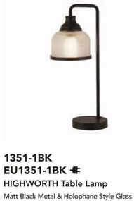 Veioza, Lampa de masa design clasic Highworth