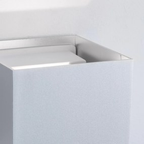 Aplica LED de exterior design modern ambiental IP54 Cube aluminiu
