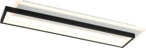 Brilagi - Plafonieră LED dimabilă OUTLINE LED/66W/230V 15x60 cm alb/negru + telecomandă