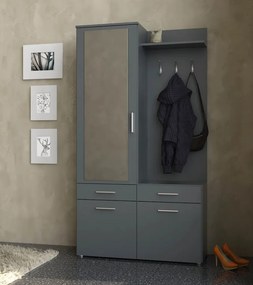 Ansamblu hol, grafit, LEVITO