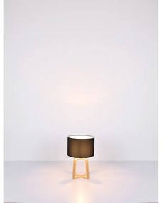 Veioza, lampa de masa modern Moritz negru 30cm