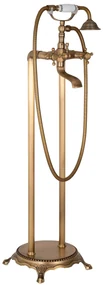 Baterie cada freestanding, TRENDY'S, dubla comanda,bronz antichizat