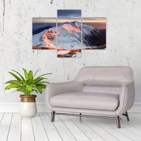 Tablou - Panoramă montană de iarnă II. (90x60 cm)