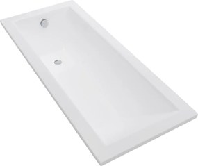 Mexen Cubik cadă dreptunghiulară 120 x 70 cm, albă - 55031207000