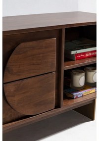 Comodă TV maro din lemn de mango 145x55x40 cm Trisha – MOME