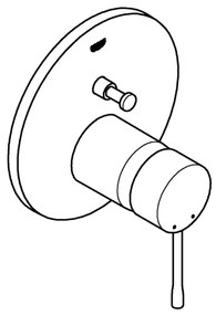 GROHE ESSENCE 24058GL1 - baterie pentru chiuvetă, finisaj auriu