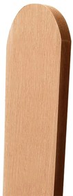 Gard din sipci, 200 x 60 cm, WPC 1, Maro, 60 cm