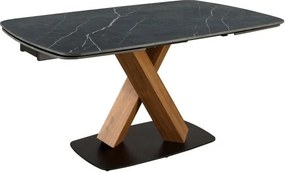 Masa extensibila deosebita design LUX Marble 160-240x100cm